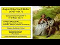 august eberhard müller 1767 1817 concerto for flute nº 1 in g major op. 6