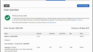 GeneArt Add to Cart Tutorial