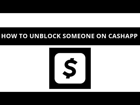 How to unblock someone on Cashapp