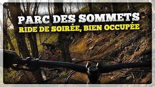 Une ride de soirée avec des pistes bien occupées | Parc des Sommets