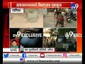 नाशिकमध्ये बिबट्याचा कमांडोंवर हल्ला बिबट्याला पकडतानाचा थरार live tv9