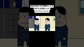 毎日仕事もせず落書きしてる息子に大説教したらバンクシーだった【アニメ】【コント】