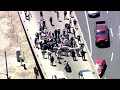 Protesters on Interstate 5 in Sacramento