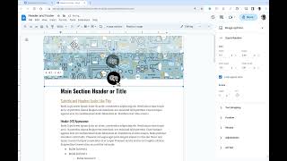 Google Docs Headers & Footers