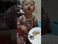 Makan nasi+ kecap aja enak #anak