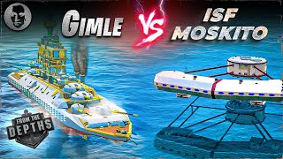 Gimle VS. ISF Moskito - From the Depths Battleship Battle