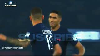 #Achraf Hakimi   Paris Saint Germain 1 0 Olympique de Marseille