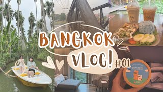 曼谷vlog🇹🇭｜北碧水上屋、划船咖啡廳、桂河大橋、充滿NPC的茉莉之城（？）｜bangkok