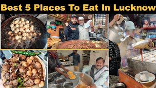 Best 5 street food places to eat in Lucknow for under Rs 100/- || Indian Street Food