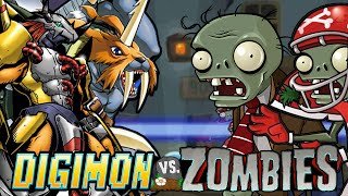 Digimon Vs Zombies - Digimon Flash Game