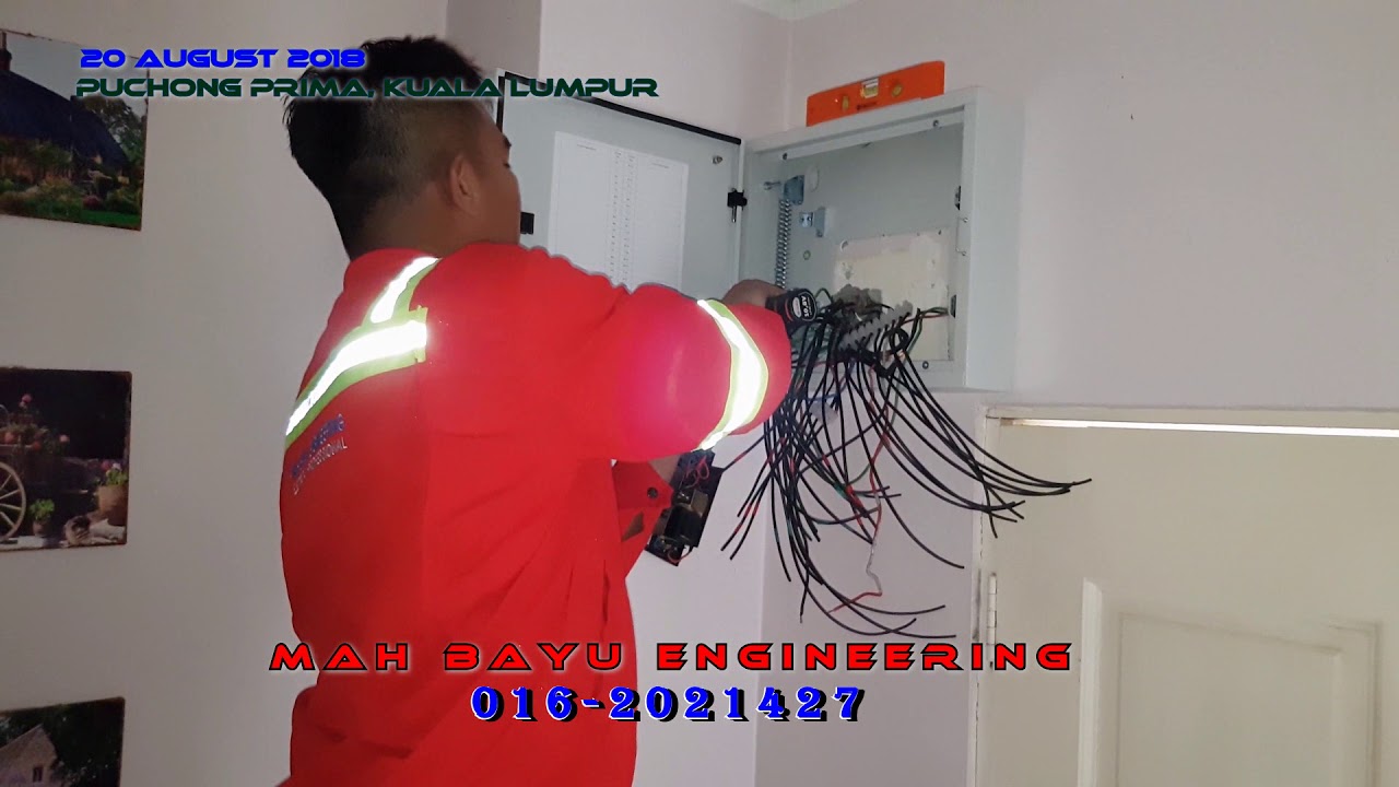 Pakar Elektrik Install New Electrical Db High Quality Youtube