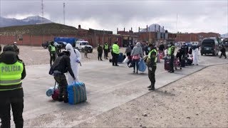 450 bolivianos retornaron a su país tras cumplir cuarentena en Iquique