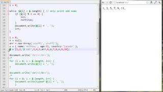 Javascript Tutorial 16 - Continue