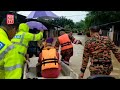 Banjir di Johor kembali buruk, 5 daerah kini terjejas