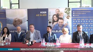 Bemutatta képviselőjelöltjeit a Civil Közéleti Egyesület - 2024.04.17.