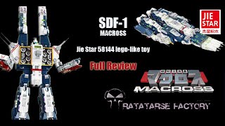 Jiestar 58144 SDF-1 Macross - The super Dimension Fortress - full review & build (FR)