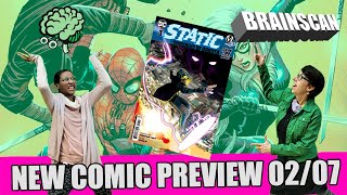 BrainScan New Comic Preview Static Exiled Bishop War College 02/07/23 Green Brain Comics