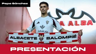 Aportar a un equipo que puede optar a lo máximo // Presentación de Pepe Sánchez