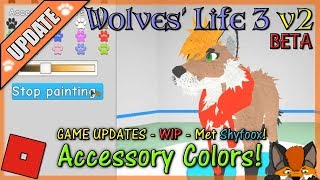 Roblox Wolves Life 3 V2 Beta Accessories 19 Hd - wings new accessories wolves life beta roblox