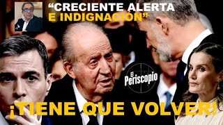 ¡ALERTA MÁXIMA, CRECE LA INDIGNACIÓN: JUAN CARLOS I TIENE QUE VOLVER A SU CASA!