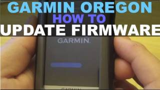 Garmin Oregon 450t - How To Update Firmware