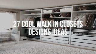 🔴 27 Cool WALK IN CLOSETS DESIGNS Ideas