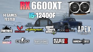 RX 6600XT : Test in 14 Games ft i5 12400F - RX 6600XT GAMING