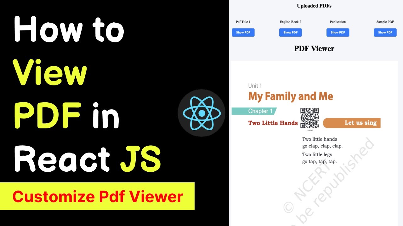 How To View Pdf In React Js Using React Pdf Create Customized Pdf