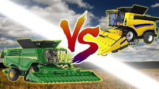 GIANT AGRICULTURAL MACHINES: NEW HOLLAND CR10.90 VS JOHN DEERE X9.1100 - WHICH ONE IS BETTER?