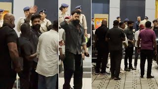 Rocking Star Yash With Wife Off From Mumbai Airport | Manastars