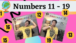 Identifying, Counting, and Writing Numbers 11 - 19, virtual, homeschool, preschool, kindergarten