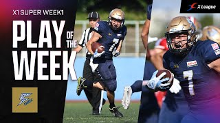 【X1 SUPER week1 MVP】PLAY OF THE WEEK 池井勇輝（オービックシーガルズ）