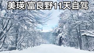 北海道冬天自由行｜11天自驾游Vlog EP2｜美瑛、富良野、星野度假村、滑雪