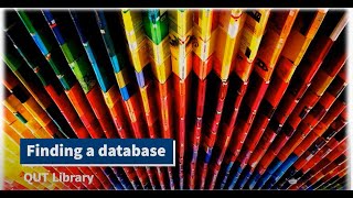 Finding a Database