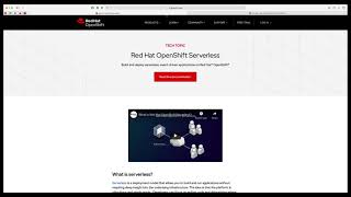 Install Red Hat OpenShift Serverless