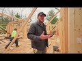 panelization framing begins on custom residential home