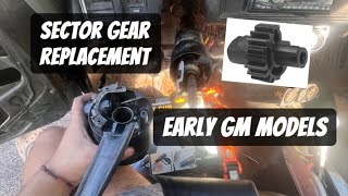 1969-1986 GM Sector Gear Replacement w/o Tilt | Steering Column Teardown | Early GM Cars