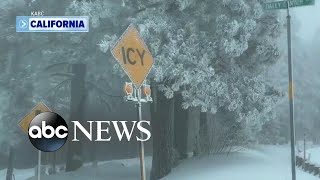 Rare blizzard warnings issued in Southern California l GMA