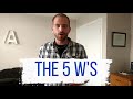 the 5 w s of asl