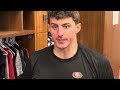 49ers te eric saubert before his big game with kittle potentially out