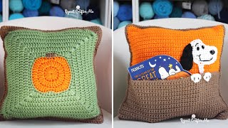 Stitching Together a Crochet Pocket Pillow