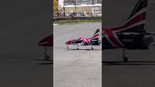 Black Horse Viper MKII 120mm HSDJETS 640kv 12s 1st time on wheels/gear #motionrc #rc #rcplane