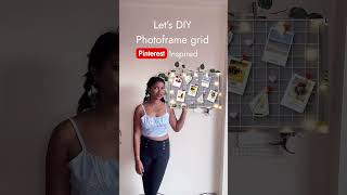 DIY Pinterest inspired Photo frame grid || #youtubeshorts #diycrafts #photogrid