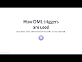 SQL Server Tutorial : How DML triggers are used
