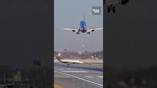 Southwest flight has near miss with private jet on runway at Chicago airport