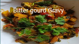 Bitter gourd Gravy Recipe in Tamil /பாவக்காய் உருளைக்கிழங்கு Gravy செய்முறை |Madras ponnu Samayal