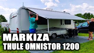 Markiza workowa Thule Omnistor 1200 Do Przyczepy Kempingowej. Pole Biwakowe Nad Zalewem. [Vlog #12]