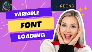 Variable Font Loading Using #html #css #javascript