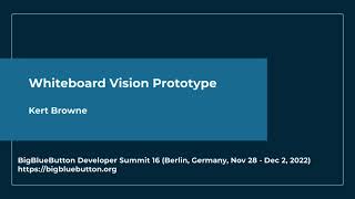 #bbbdev16: Whiteboard Vision
