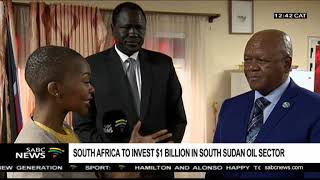 South Africa to invest $1 billion in south Sudan oil sector